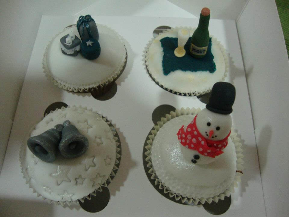 Cupcakes Ano Novo (Imagem: Ana Simões)