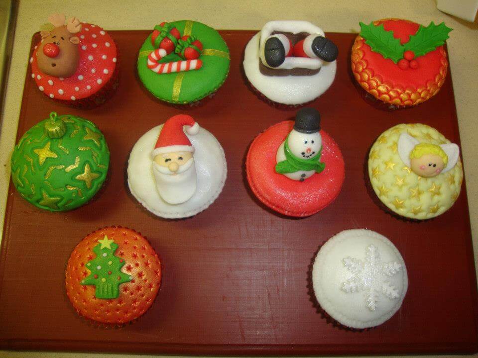 Cupcakes Natal (Imagem: Ana Simões)