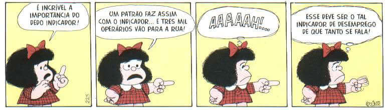 Mafalda indicador-desemprego situação de desemprego