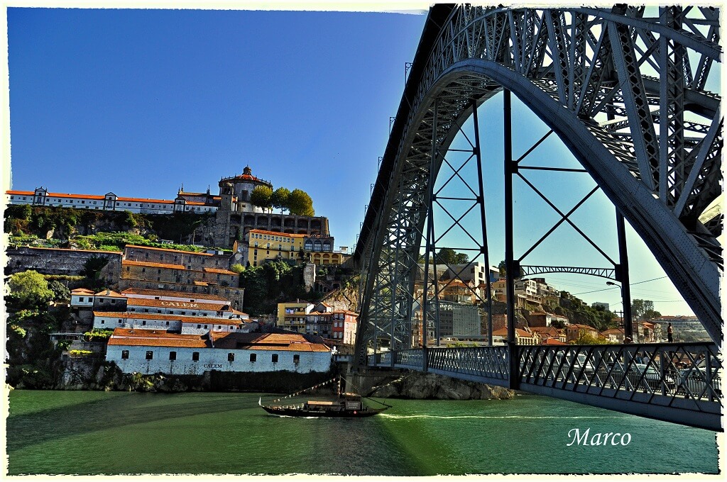 O charme do Porto na sua ponte e no seu rio.
