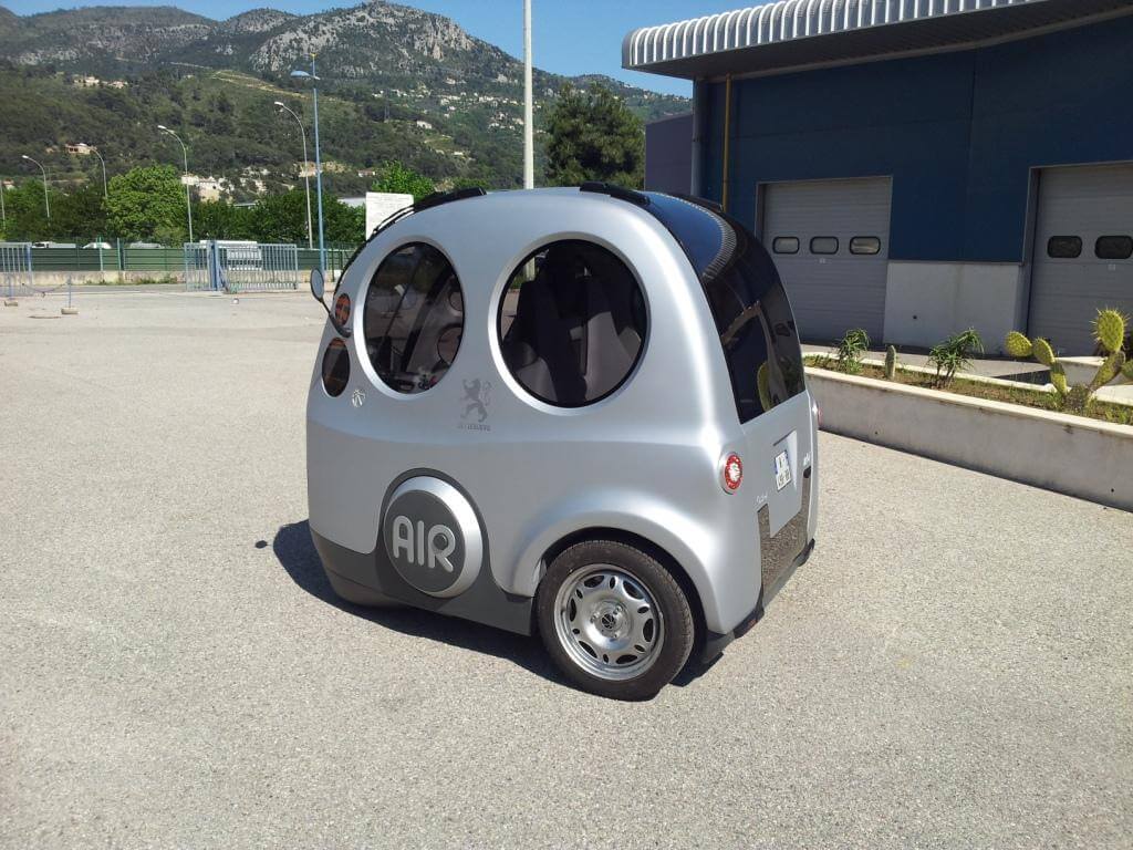 automóvel a ar comprimido