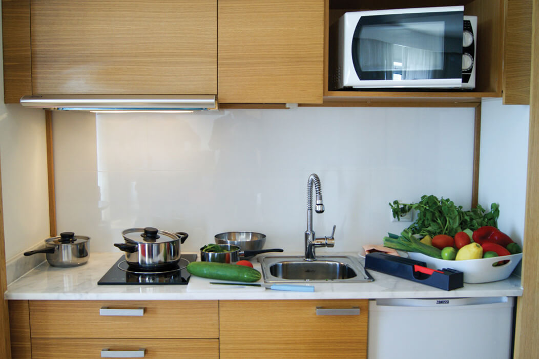 O Hotel Premium Porto oferece cozinha equipada nos apartamentos.